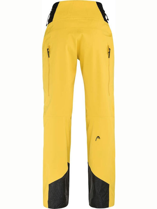 Head 824711 Women's Trousers for Ski & Snowboard Soft Shell Yellow