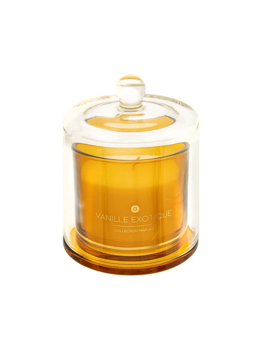 Atmosphera Scented Candle A-s Ilae Jar with Scent Vanilla Yellow 240gr 1pcs