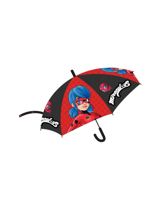 Disney Kids Curved Handle Umbrella Red