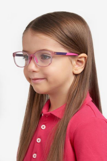 Polaroid Kids Acetate Frame Pink PLD D834 35J
