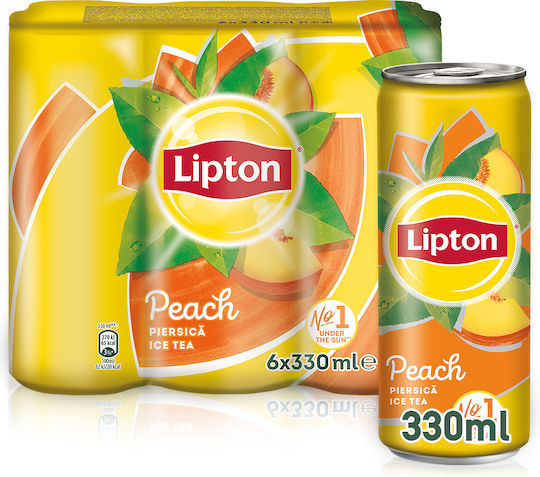 Lipton Ice Tea Ροδάκινο Χωρίς Ανθρακικό σε Κουτί 6x330ml