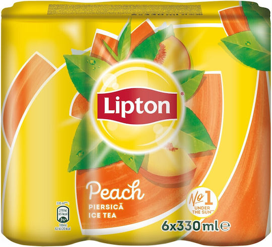 Lipton Ice Tea Ροδάκινο Χωρίς Ανθρακικό σε Κουτί 6x330ml