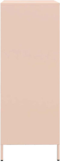 Metallische Büroaufbewahrungsschublade Rosa 68x39x101,5cm