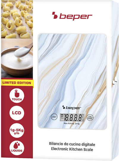 Beper Digital Cântar de Bucătărie 1gr/5kg Bej