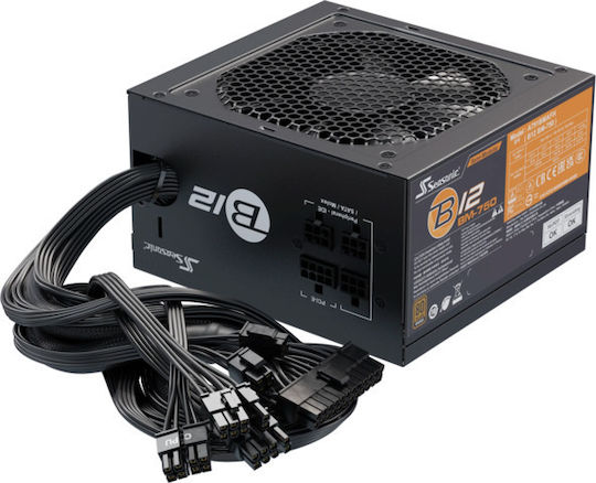 Seasonic B12 BM 750W Μαύρο Τροφοδοτικό Υπολογιστή Semi Modular 80 Plus Bronze