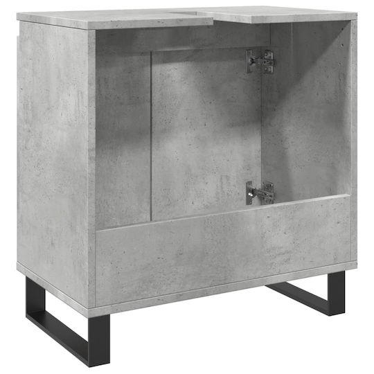vidaXL Countertop without Sink L58xW33xH60cm Gray Concrete