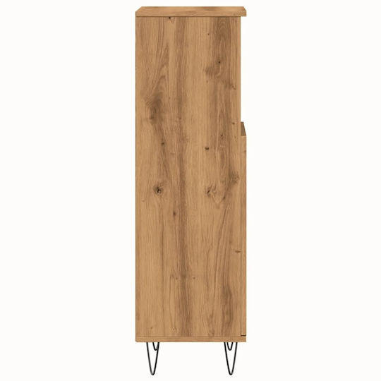 vidaXL Bathroom Cabinet L30xW30xH100cm Oak