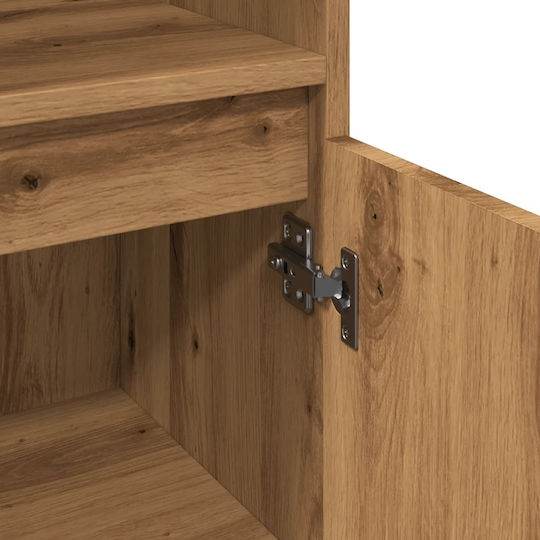 vidaXL Bathroom Cabinet L30xW30xH100cm Oak