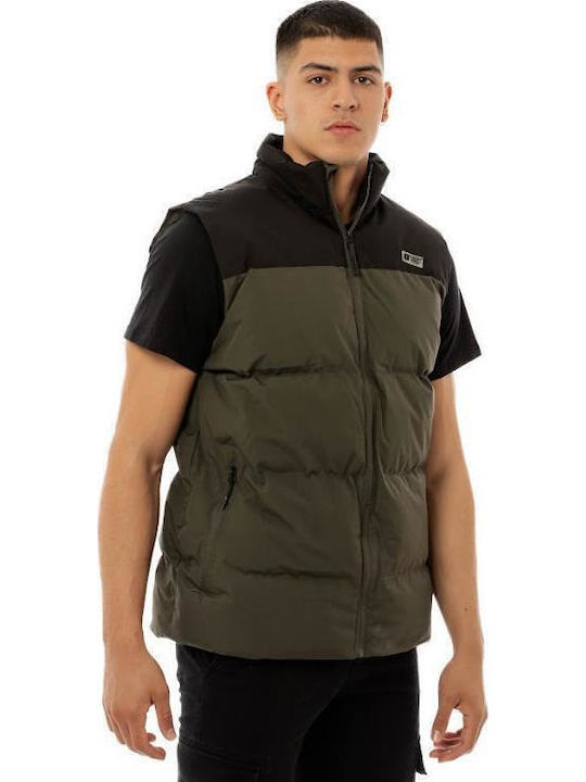 Ärmellos Jacke Puffer Khaki
