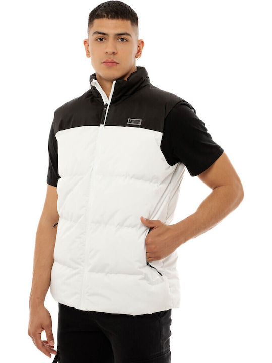 Αμάνικο Μπουφάν Puffer Λευκό