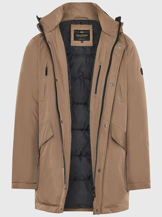 Winter Jacket Parka Beige