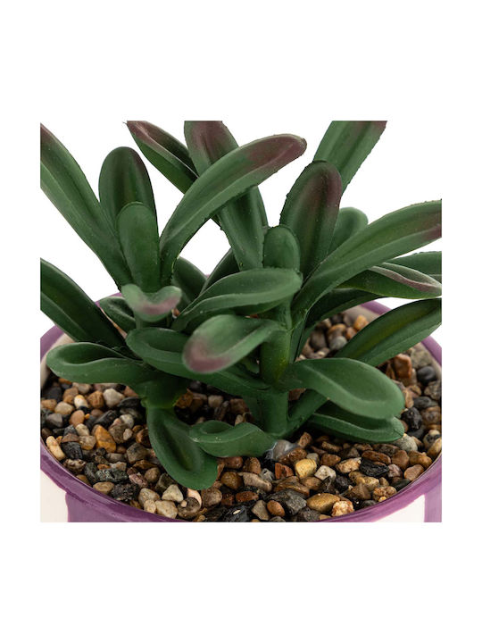 Künstliche Pflanze im Töpfchen Weiß 16.5cm