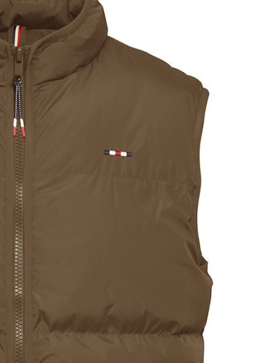 Sleeveless Jacket Khaki
