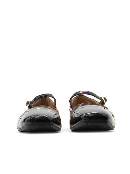 Gioseppo Leather Ballerinas Brown