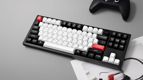 Keychron Q3 HE QMK Q3H-M1 Wireless Gaming Mechanical Keyboard Tenkeyless with Gateron Double-Rail Magnetic Nebula Switches and RGB Lighting English US Carbon Black
