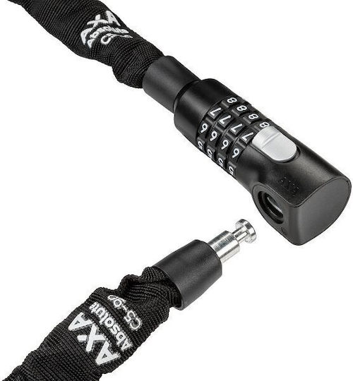 AXA Bicycle Cable Lock with Combination Black