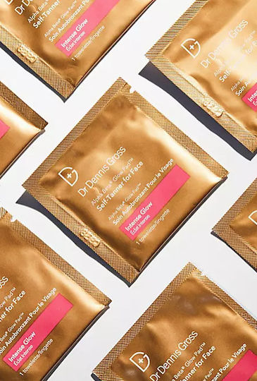 Dr Dennis Gross Alpha Beta Glow Pad Self Tanner Face Intense Glow X20 Pcs
