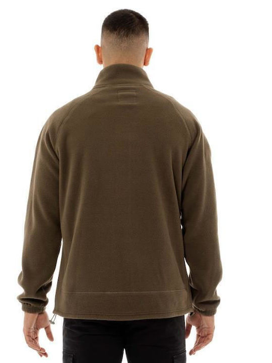 Be:Nation Fleece Jacket Khaki