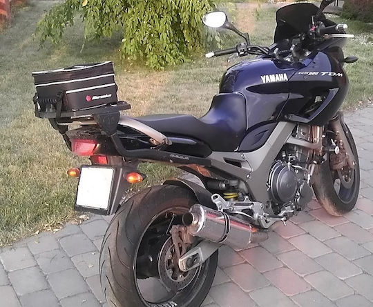 Moto Discovery Σάκος Ουράς Μοτοσυκλέτας σε Μαύρο Χρώμα
