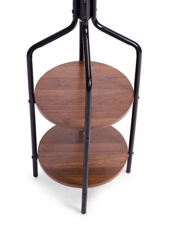 Modernhome Freistehender Kleiderständer Metallisch Schwarz 180cm