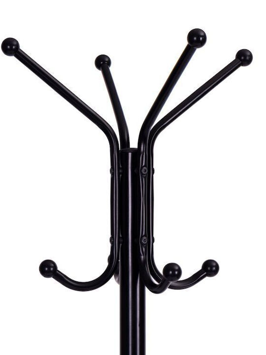 Modernhome Freistehender Kleiderständer Metallisch Schwarz 180cm