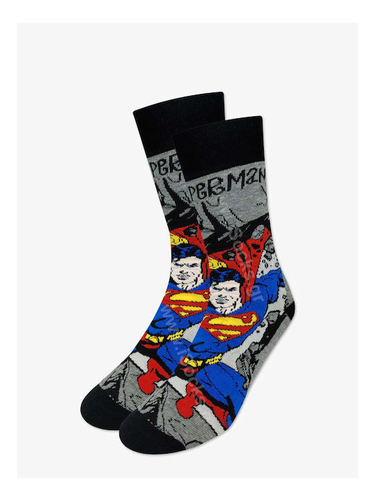 Dc Comics Superman Κάλτσες Γκρι