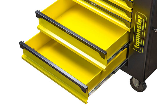 Tool Cabinet 7 Drawers Equipped 182 Pieces Tmp Top Master Pro 455555