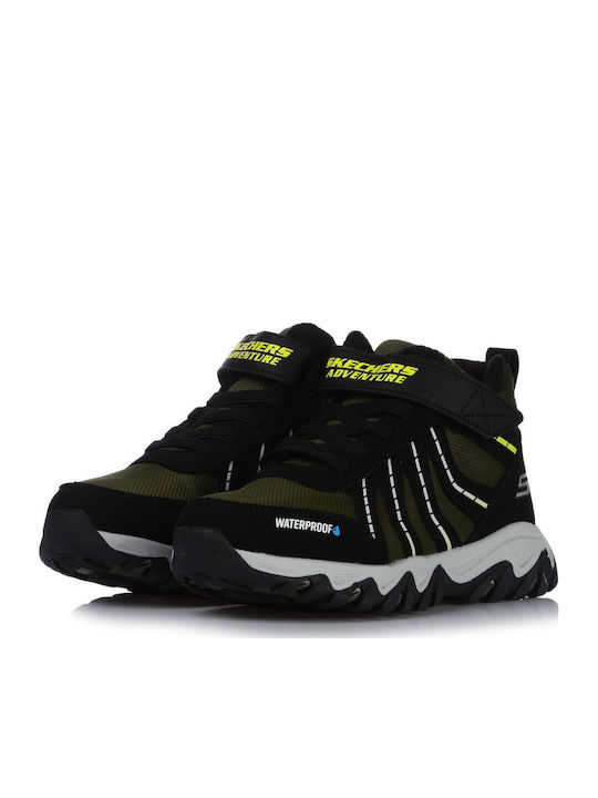 Kids Sneakers High with Scratch Black