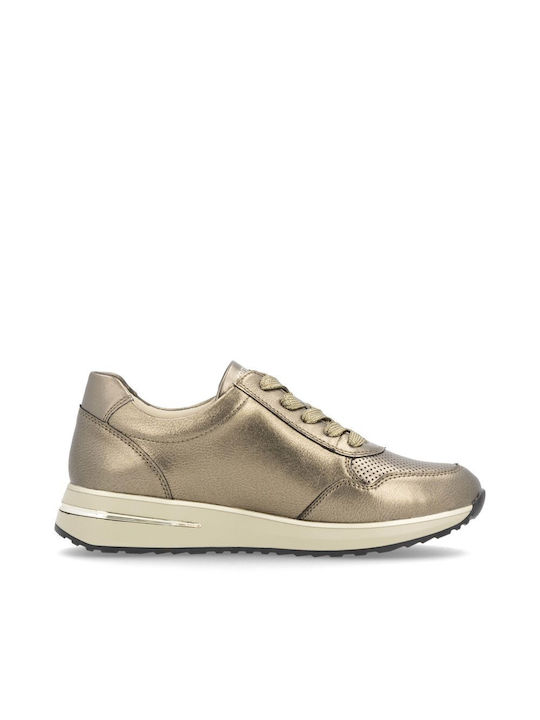 Γυναικεία Ανατομικά Sneakers Χρυσά