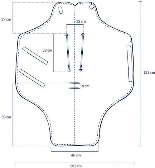 La Millou Car Seat Cover Ecru