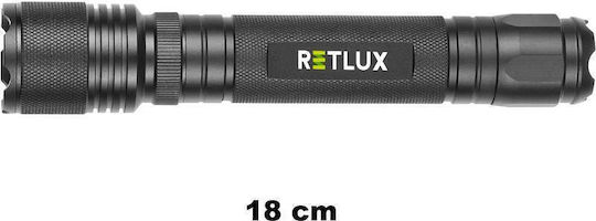 Retlux Taschenlampe LED IP44 mit maximaler Helligkeit 100lm Schwarz