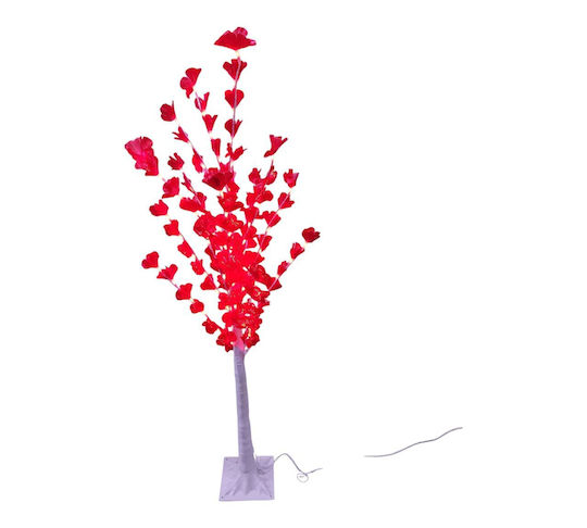 Christmas Decorative Illuminated Tree 155cm Red