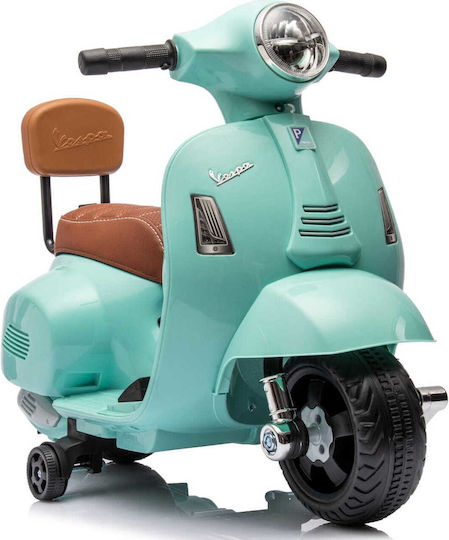 Παιδική Vespa Scooter & Backrest Ηλεκτροκίνητη Τιρκουάζ