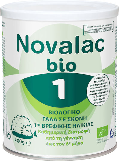 Novalac Milk Powder Bio 1 for 0m++ Months 400gr