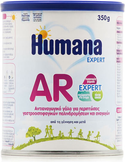 Humana Anti-Reflux Milk Powder AR Expert Gluten-Free for 0m++ Months 350gr