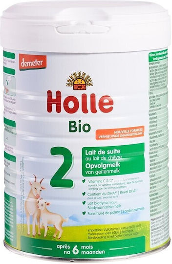 Holle Milk Powder Bio 2 Goat Milk Gluten-Free for 6m++ Months 800gr