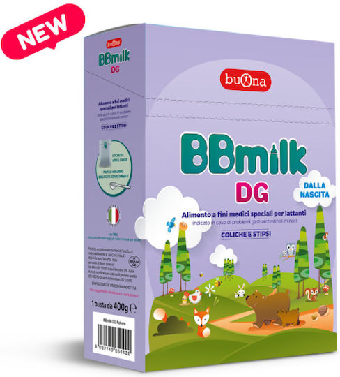 Buona Lapte praf BBmilk DG pentru 0m++ Luni 400gr