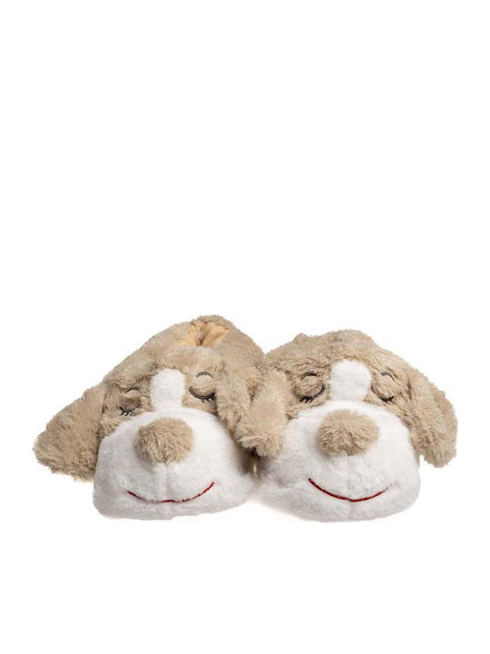 Winter Women's Slippers Beige