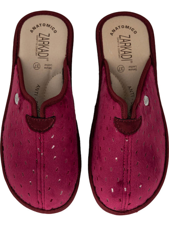Winter Women's Slippers Burgundy