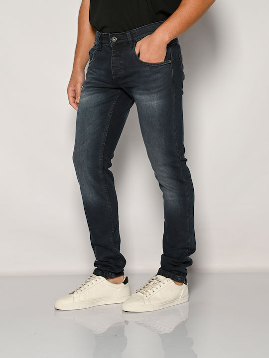 Herren Jeanshosen Elastisches Slim Fit Blau