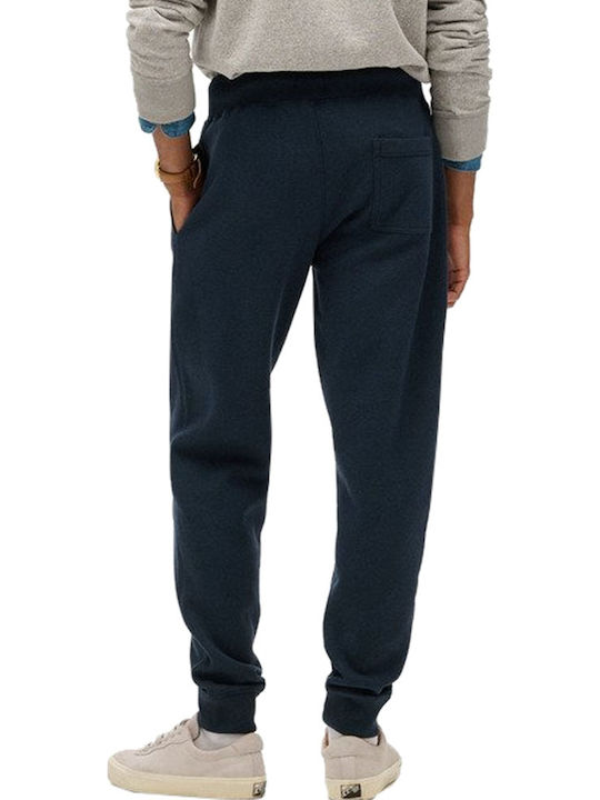 Duo Vl Graphic Slim Jogger Sweatpants with Elastic Navy Blue
