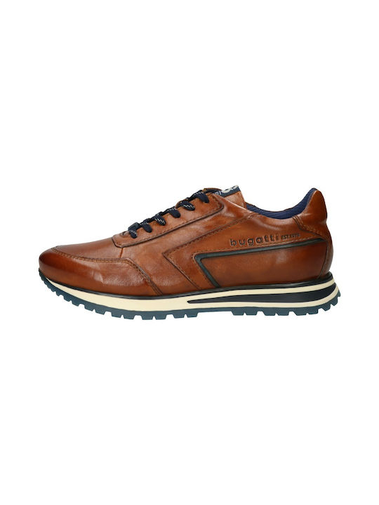 Bugatti Men's Leather Casual Shoes Tabac Brown