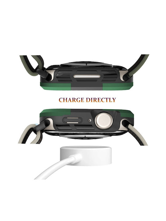 Apple Watch Series SE 2&6&SE&5&4 40mm Armor Frame Green Watch Case