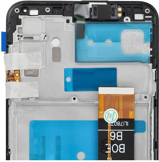 Οθόνη mit Touch-Mechanismus und Rahmen für SAMSUNG A23 4G A235F (Schwarz)