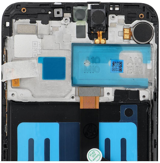 Οθόνη με Μηχανισμό Αφής και Πλαίσιο για SAMSUNG A10 (Μαύρο)