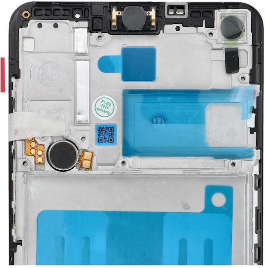 O ecran cu Mecanism Tactil și Cadru pentru Samsung A21s A217 (Negru)