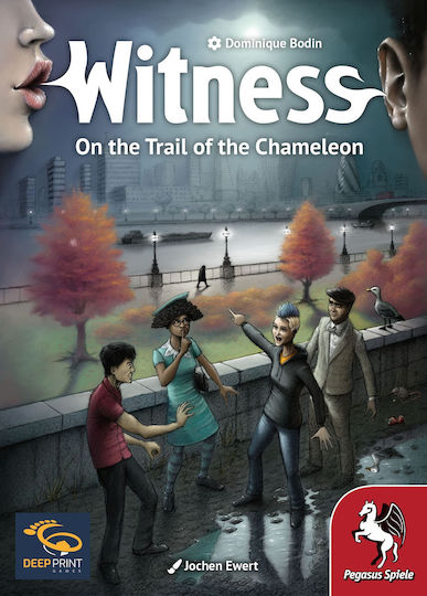 Board Game Witness – On The Trail Of The Chameleon for 4 Players 10+ Years Old (EN) Pegasus Spiele