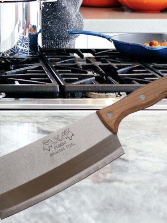 Hackbeil aus rostfreiem Stahl 37cm