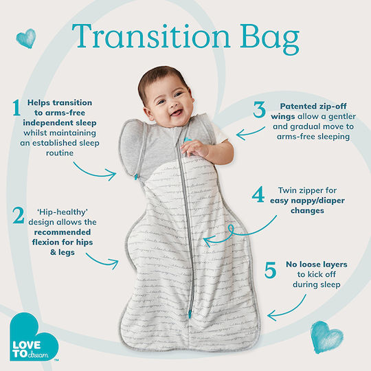 Love to Dream Iarna Sac de dormit 3.5 tog Gri