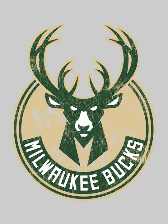 Milwaukee Bucks Sweatshirt (Replica) - GREY MELANGE